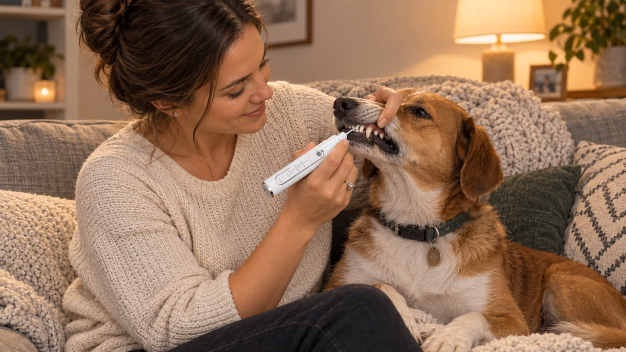 PawDentix は不安が強い犬に負担をかけず、しつこい歯石ケアをサポートします